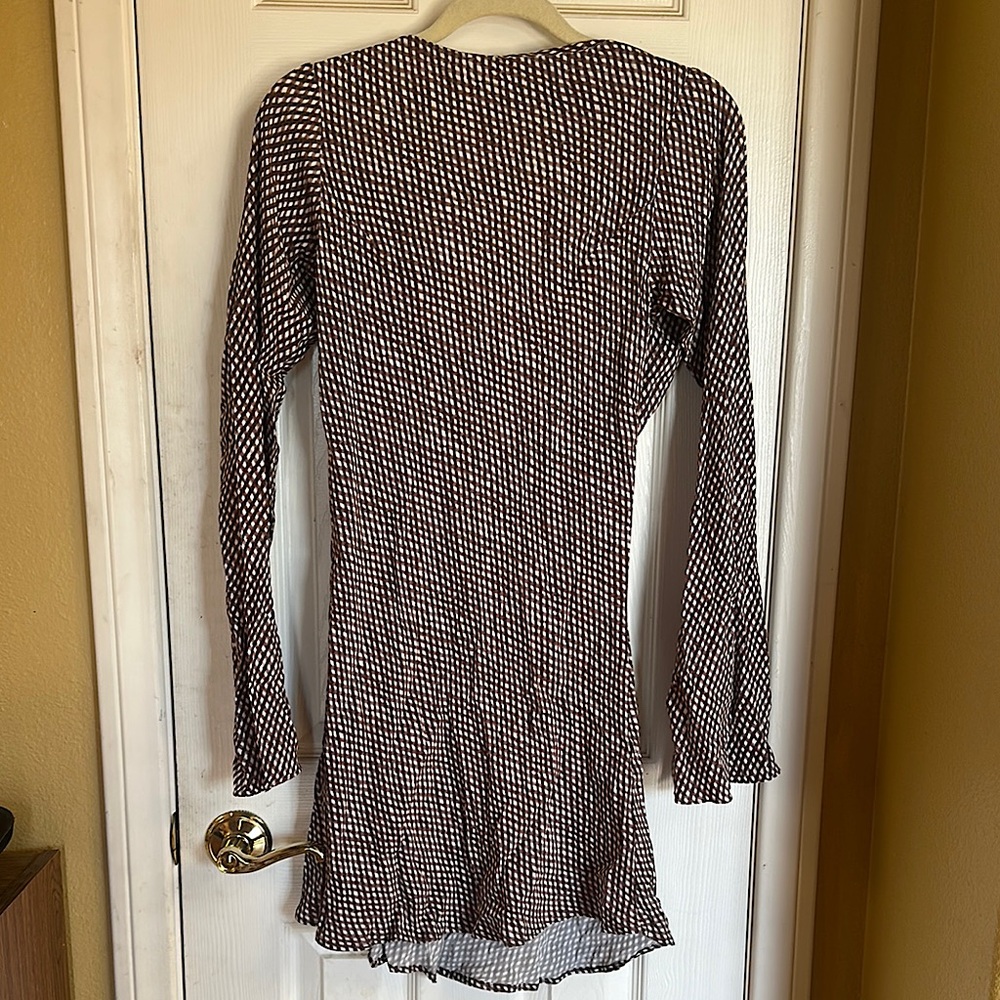 Chic Brown and White Checkered Dress
Summer Away Maya Dress 
100%Viscose